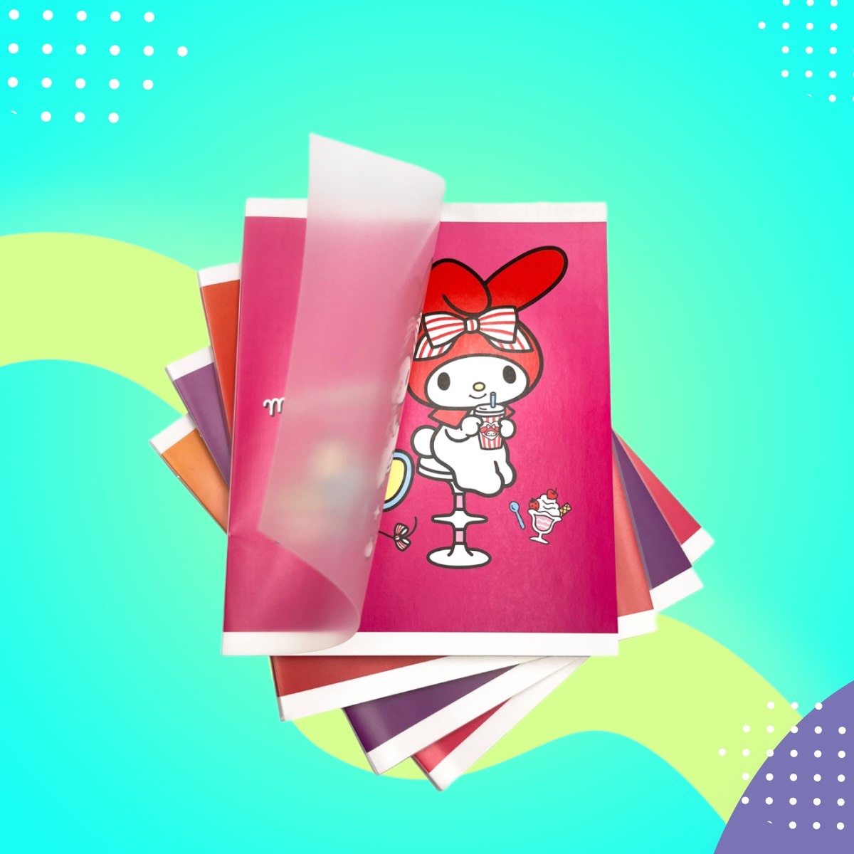 Школьные тетради «Hello Kitty» в дополнительной пластиковой обложке от Centrum.