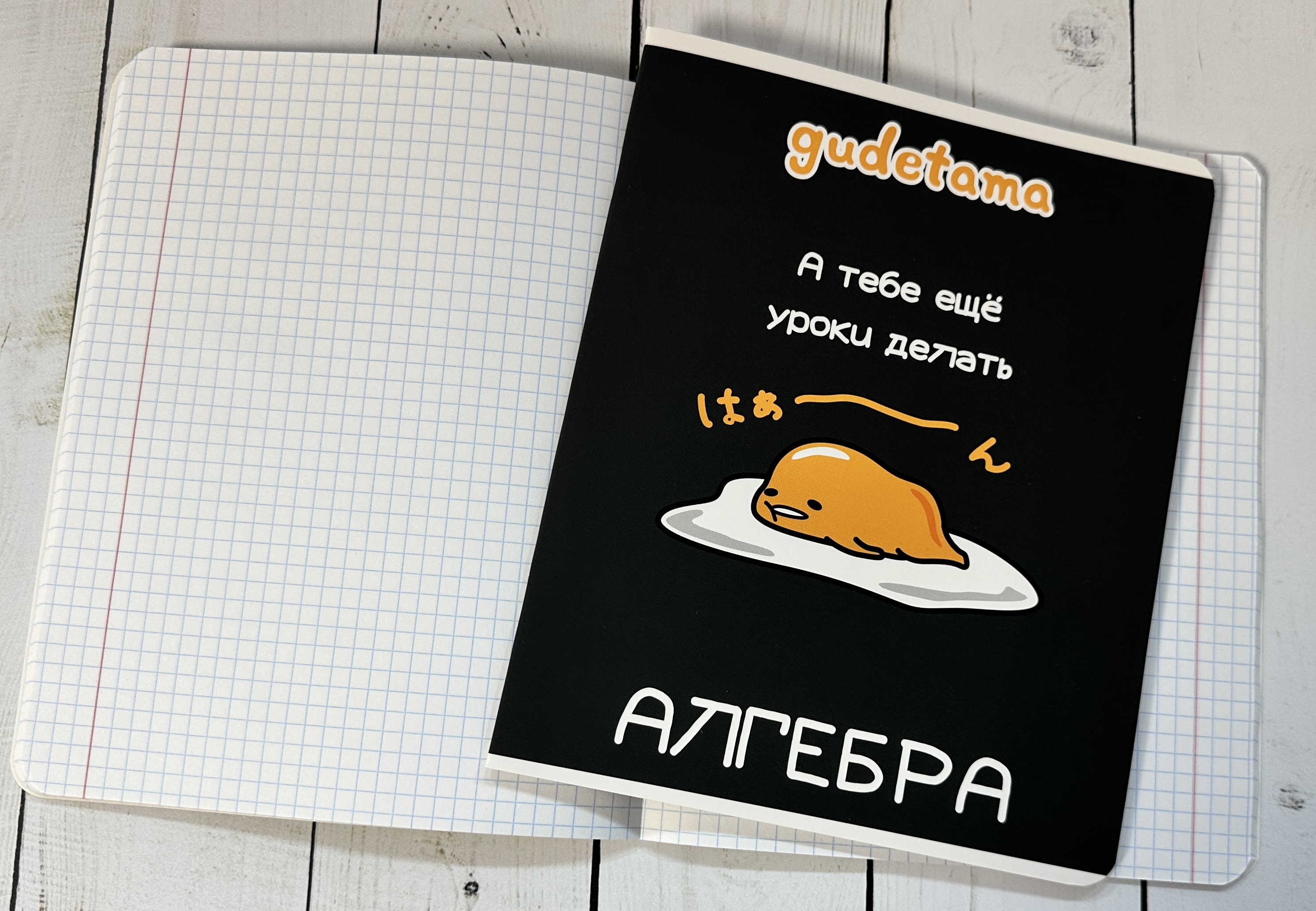 Тетради предметные «Gudetama» от Centrum.