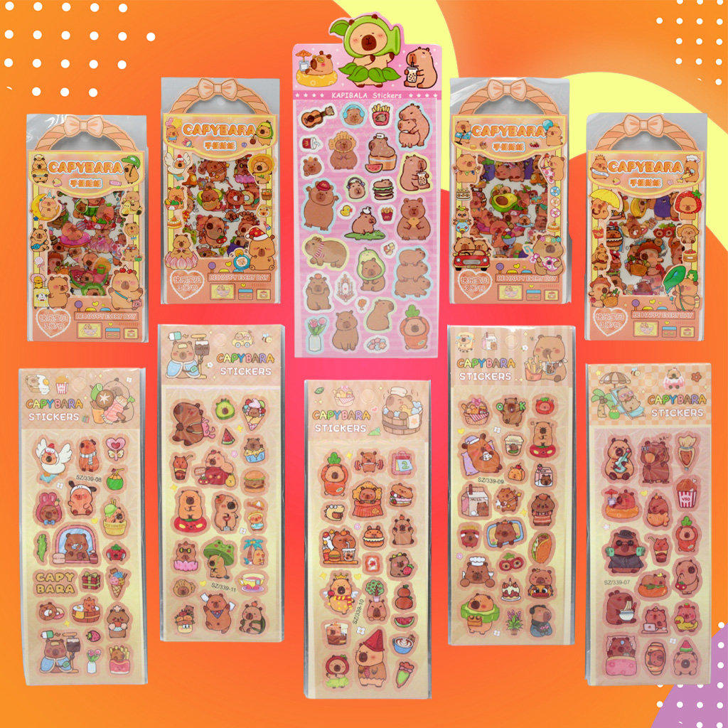С Капибарами веселее. Декоративные наклейки от Centrum.
