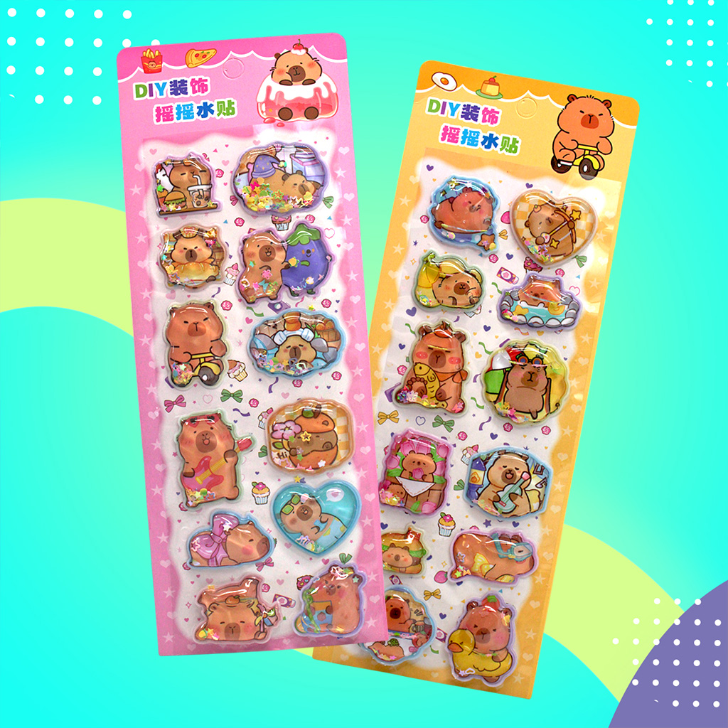 Наклейки с водой и блестками от Centrum. Мерцающий  антистресс в твоих руках.