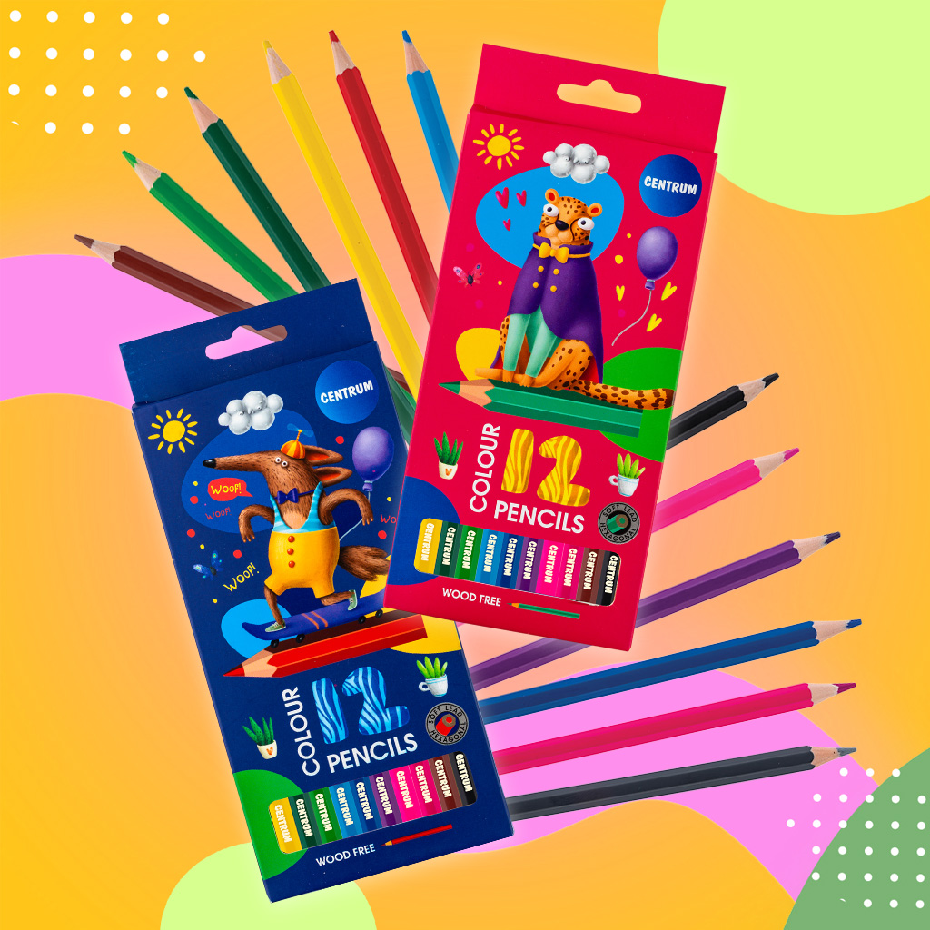 Рисуем вместе с Centrum. Новые наборы цветных карандашей.