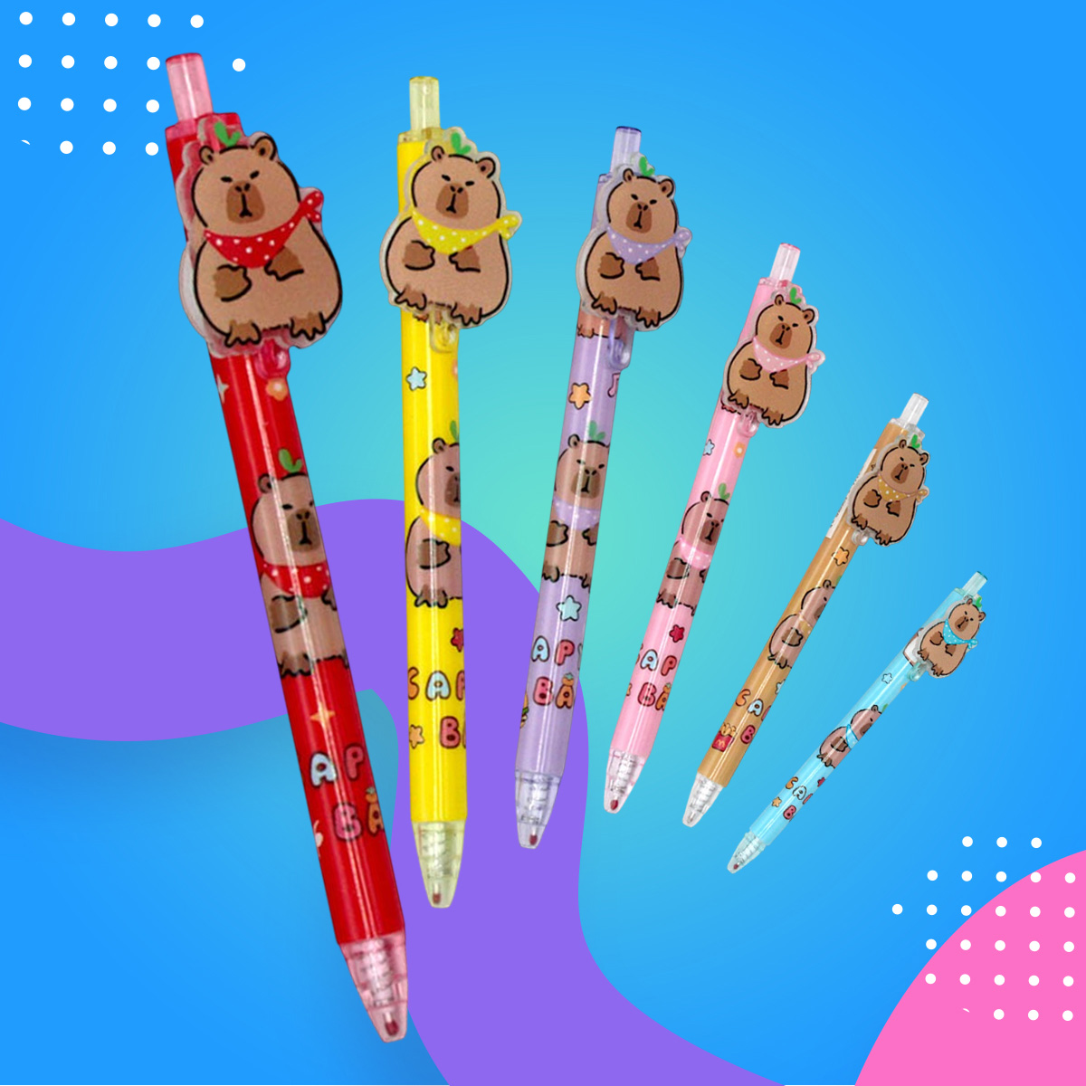 Автоматическая гелевая ручка «Капибара» от Centrum.